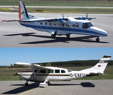 Image Dornier and Cessna planes
